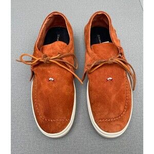 $119.99 Clear Weather Men The Santora Brown Bombay Bead Suede Lace Up Shoes sz13